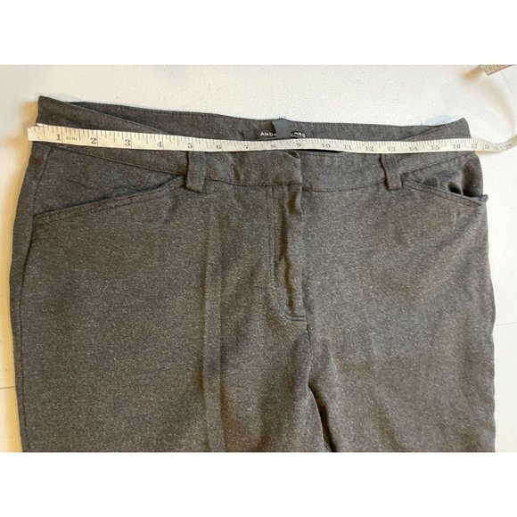 Andrew Marc Women's Dress Ankle Pants Stretchy AP5KX732 Dark Gray Size 12 - Picture 3 of 9